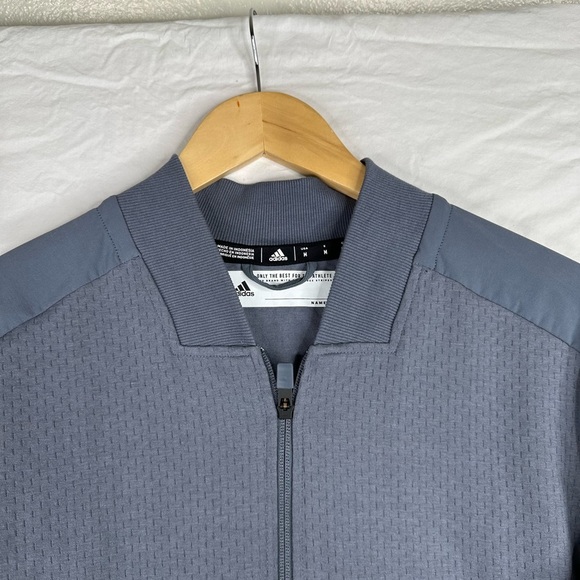 Adidas Women's Grey and White Jacket Size Medium - Picture 3 of 8